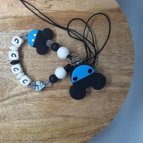 Attache sucette mickey