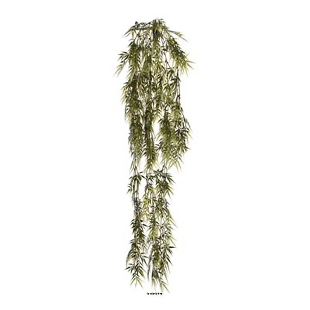 Bambou artificiel en chute 8 ramures plastique l 100cm