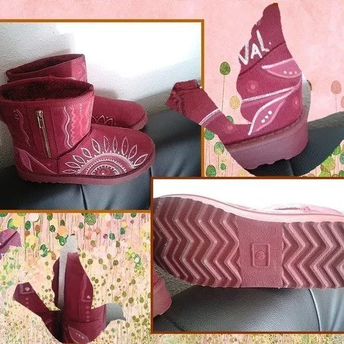 Boots d'hiver rouges du 37/38