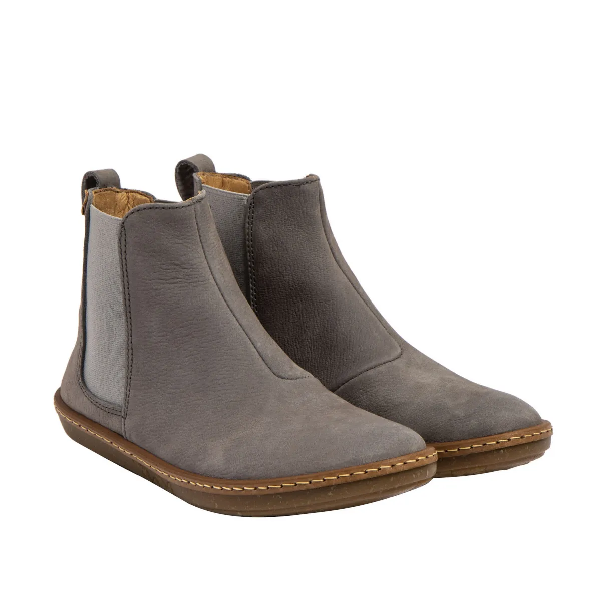 Bottines chelsea en cuir - Gris