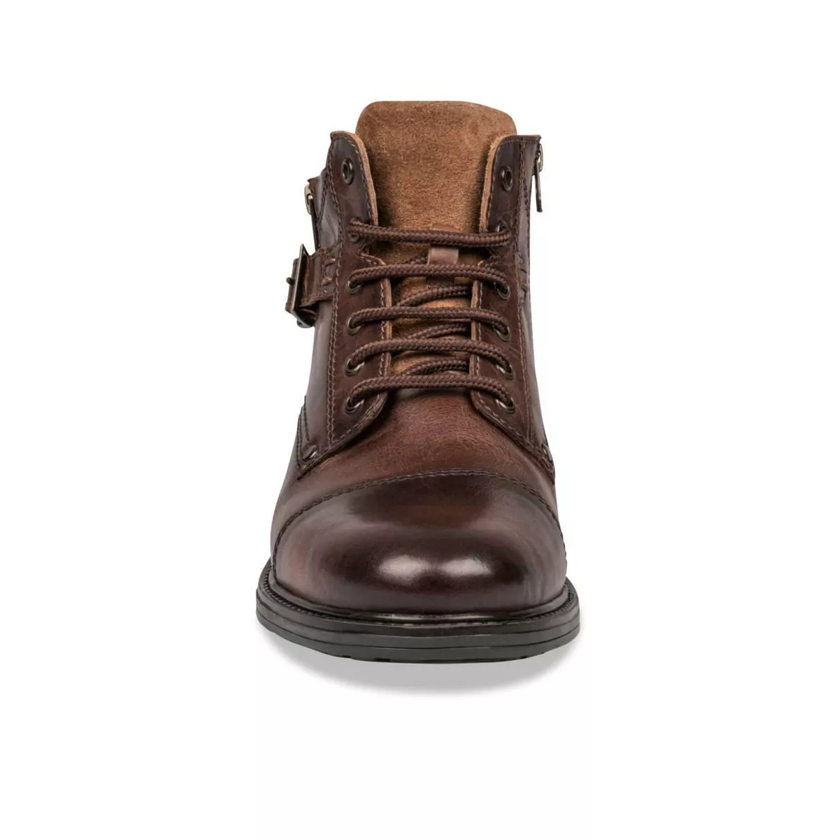 Bottines COGNAC DENIM SIDE CUIR