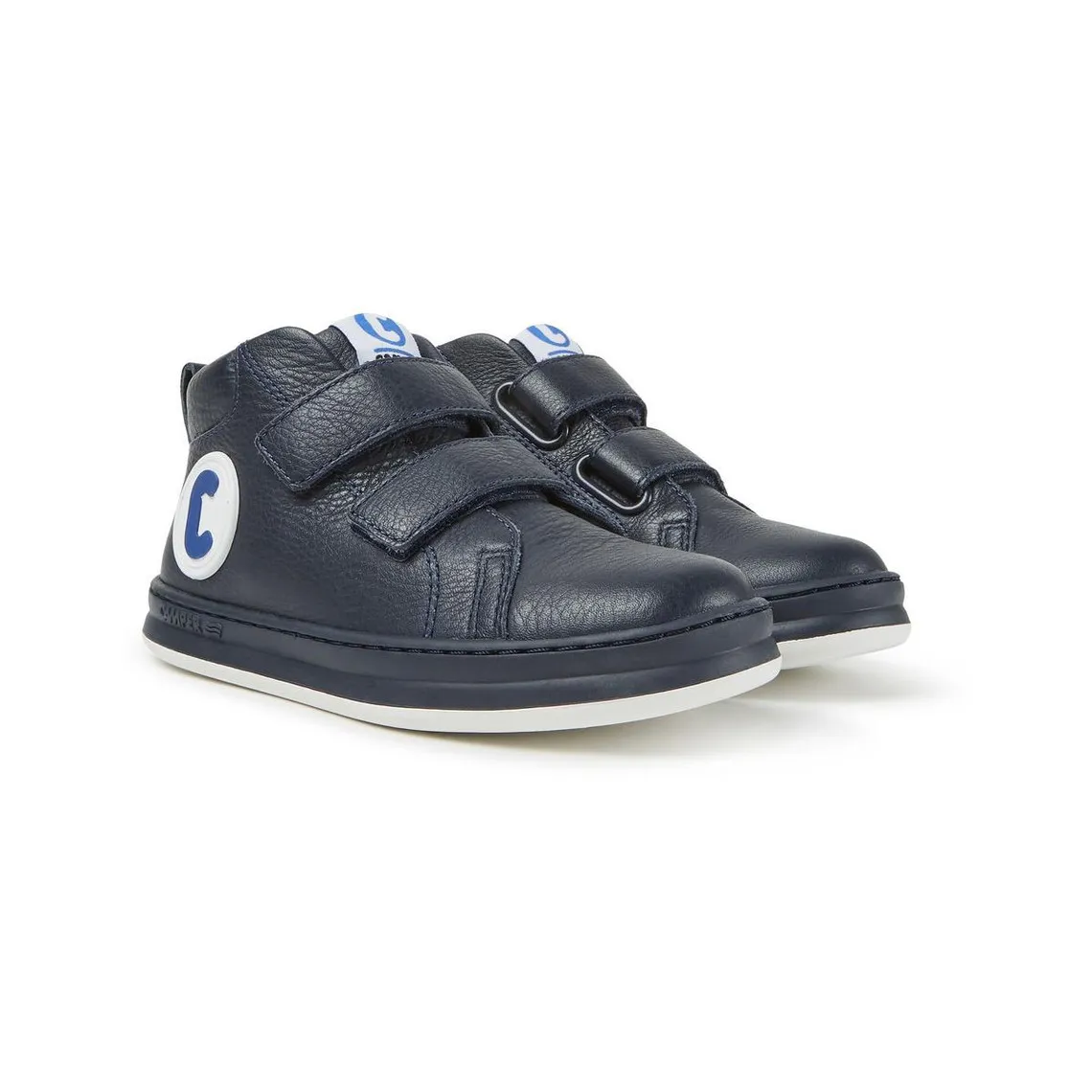 Bottines en cuir garçon bleu marine | 3 Suisses