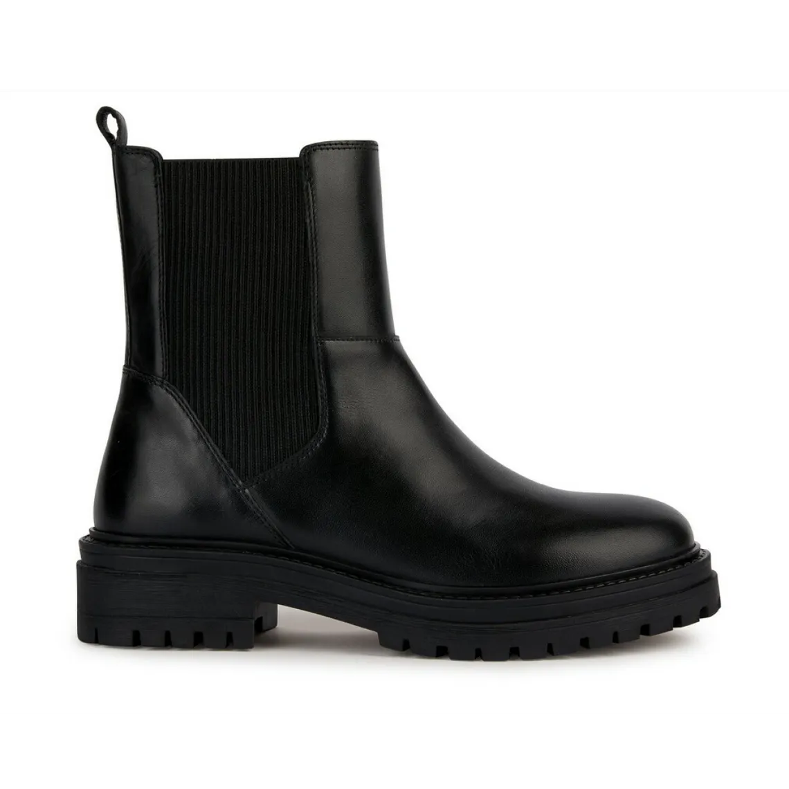 Bottines montantes noires pour femme IRIDEA  en cuir | 3 Suisses