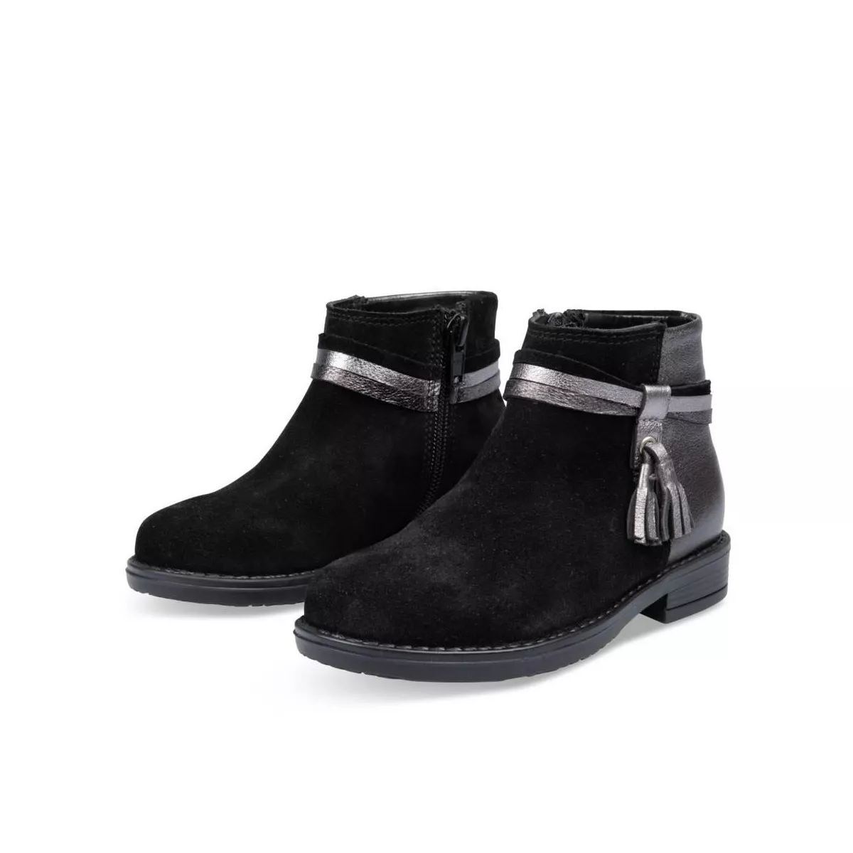 Bottines NOIR LOVELY SKULL CUIR