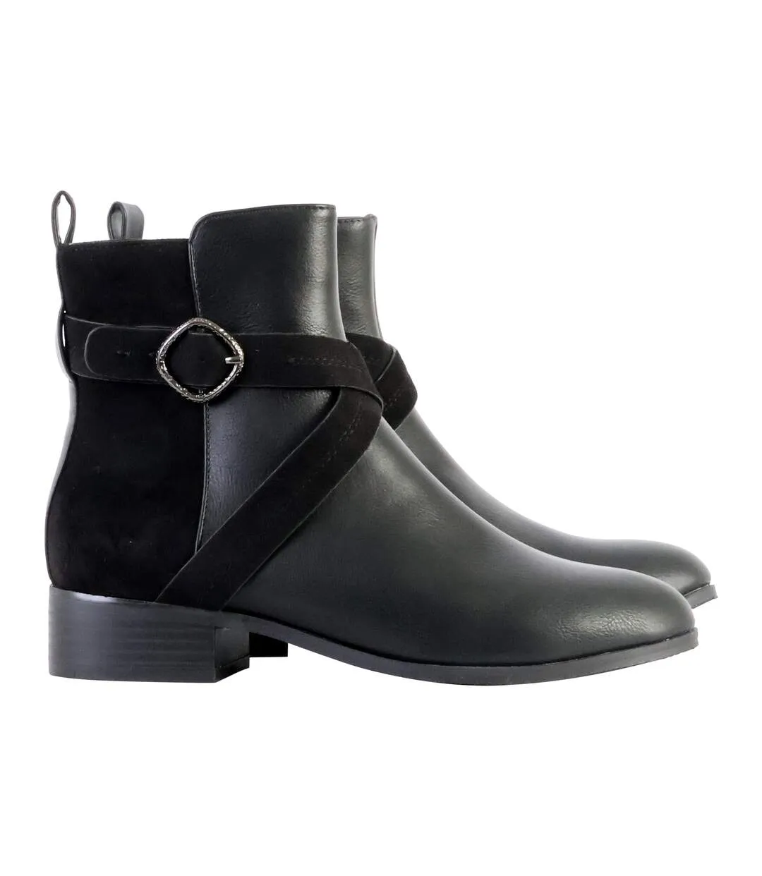 Bottines Plates Cuir The Divine Factory