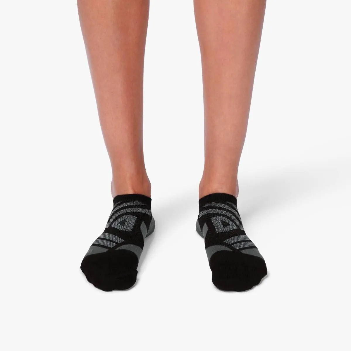 Chaussettes de running ON Femme | Chaussettes de running mi-hautes ON RUNNING LOW SOCK Black | Shadow pour femme | 302.00061