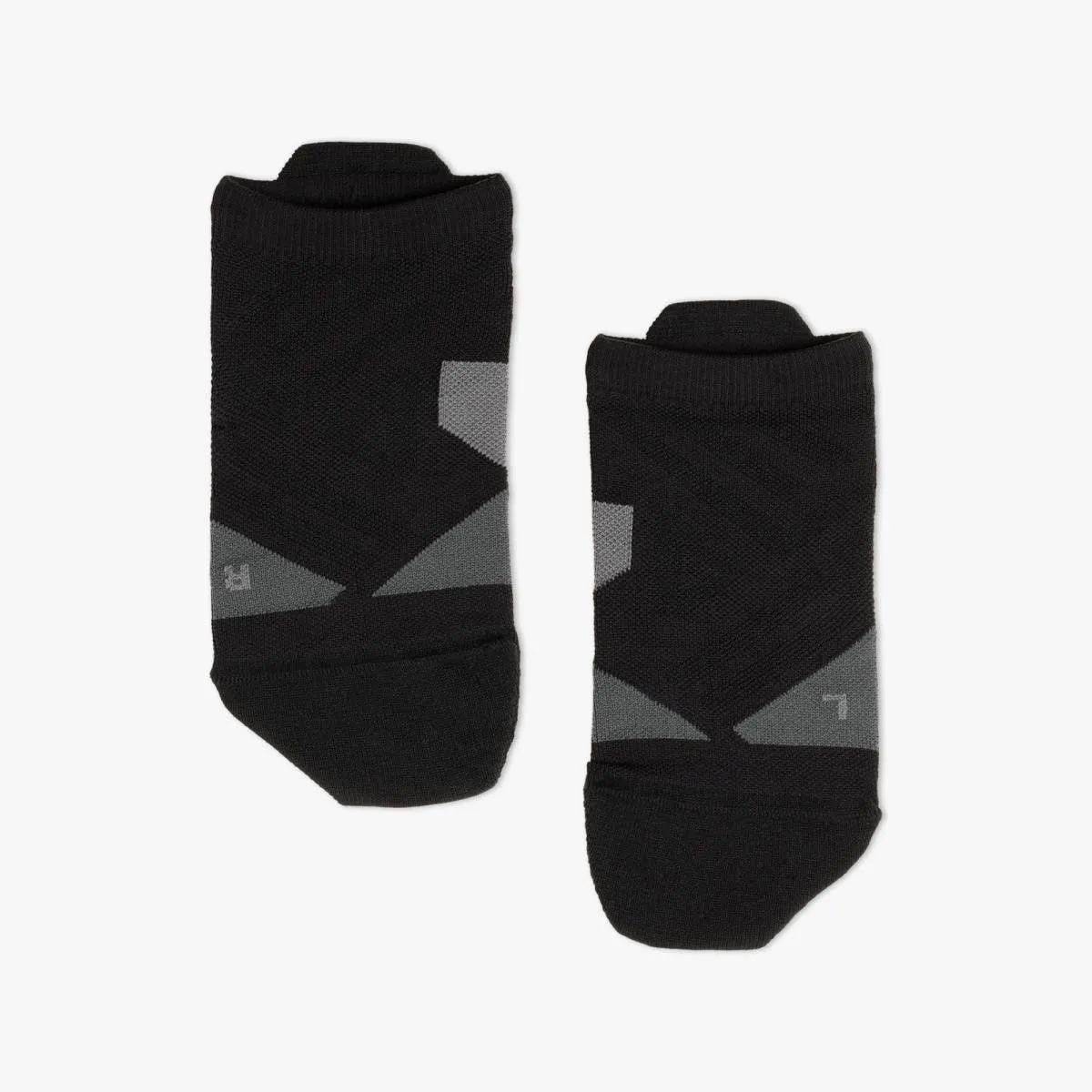 Chaussettes de running ON Femme | Chaussettes de running mi-hautes ON RUNNING LOW SOCK Black | Shadow pour femme | 302.00061