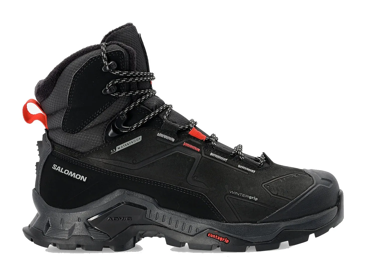 chaussures Salomon Quest Winter TS CSWP - Black/Goji Berry/Monument