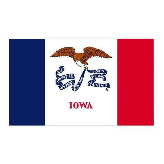 Drapeau Vintage Iowa