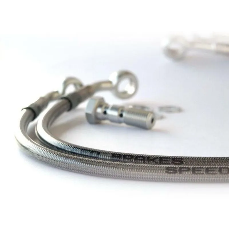 Durite d'embrayage d'aviation SPEEDBRAKES inox/raccord noir Kawasaki VN 1500 CLASSIC TOURER / VULCAN