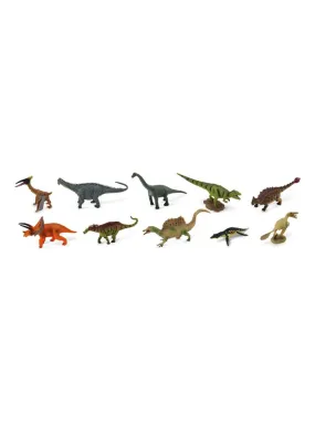 Figurines Mini - Préhistoire :  Set de 10 mini Dinosaures - N/A