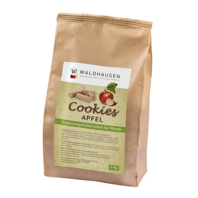 Friandises cheval cookies pomme 1 kg - Waldhausen - WALDHAUSEN - Friandises pour chevaux - Equestra