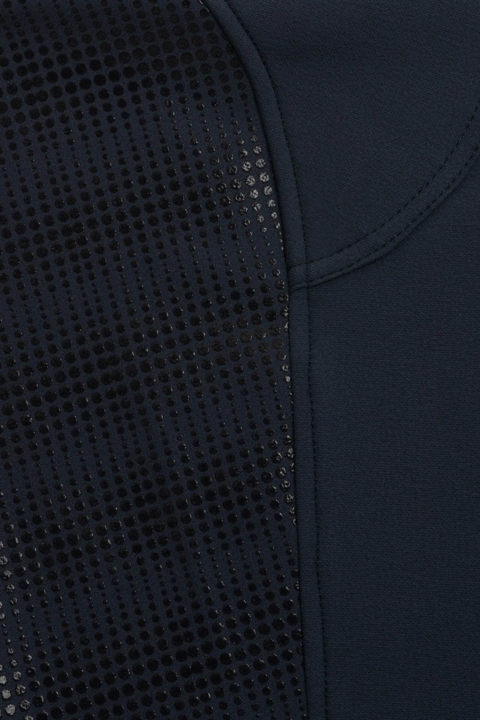 Horze Pantalon d'équitation taille haute en silicone pour femme avec poche pour téléphone