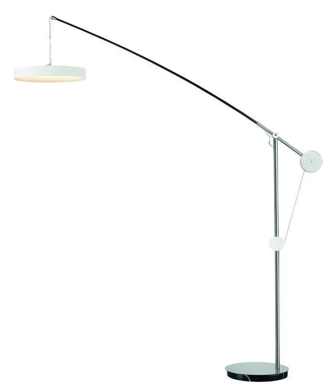 Lampadaire arc Market set Astro Blanc Métal