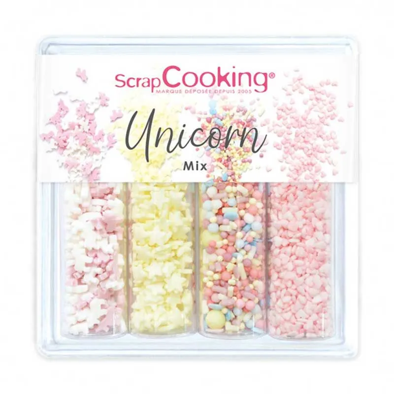 Mix de décors sucrés Licorne 60 g Scrapcooking 