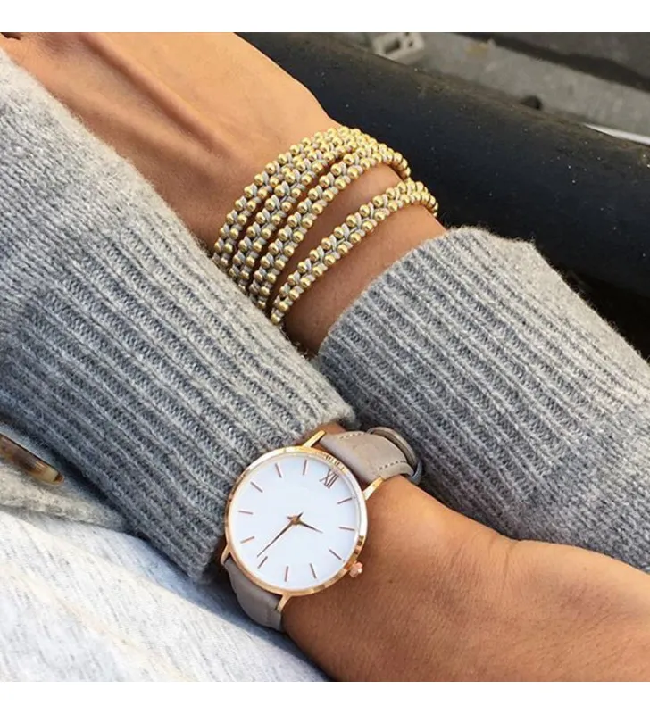 Montre femme givrée
