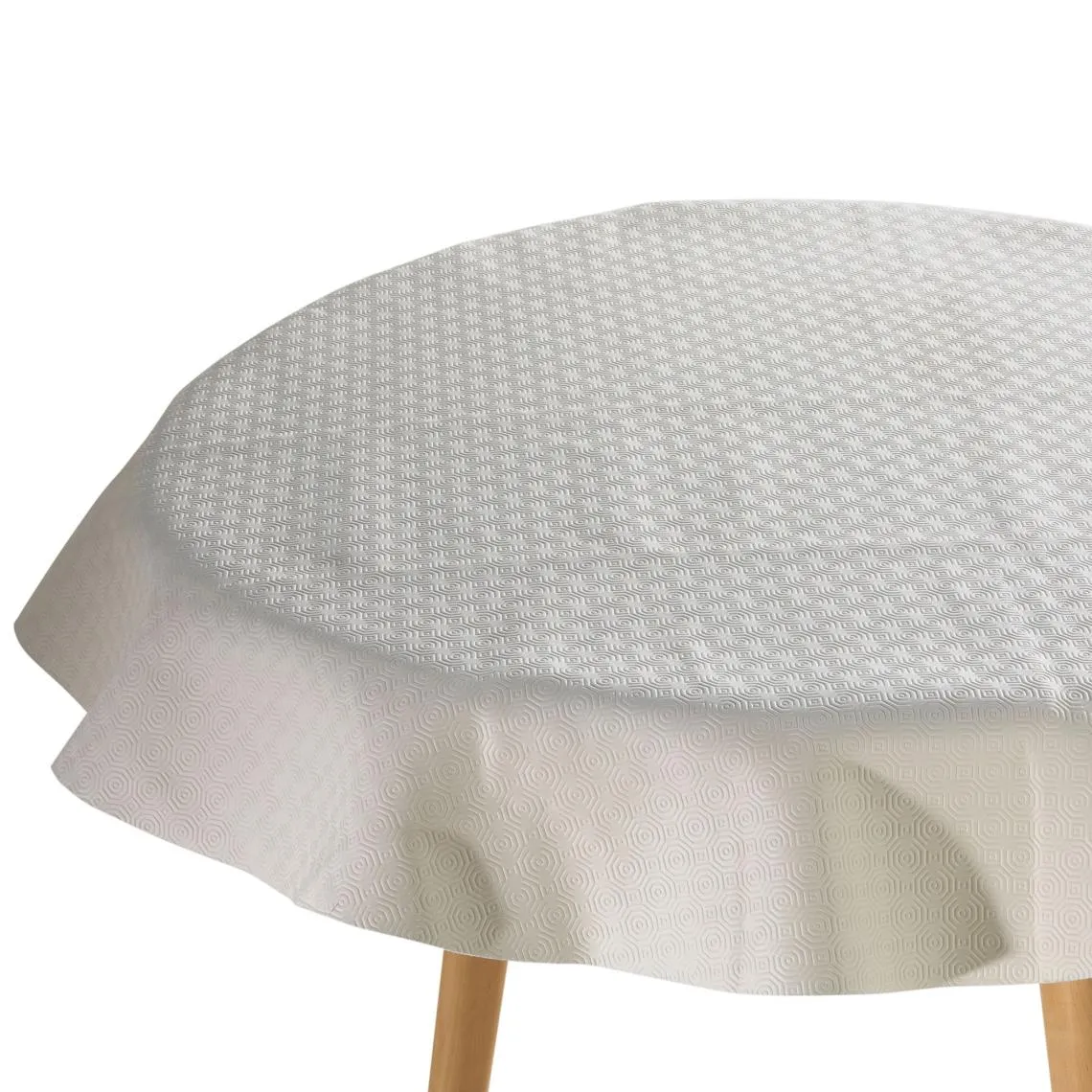 Nappe de protection pour table ronde ou ovale modèle luxe 150 cm  | 3 Suisses