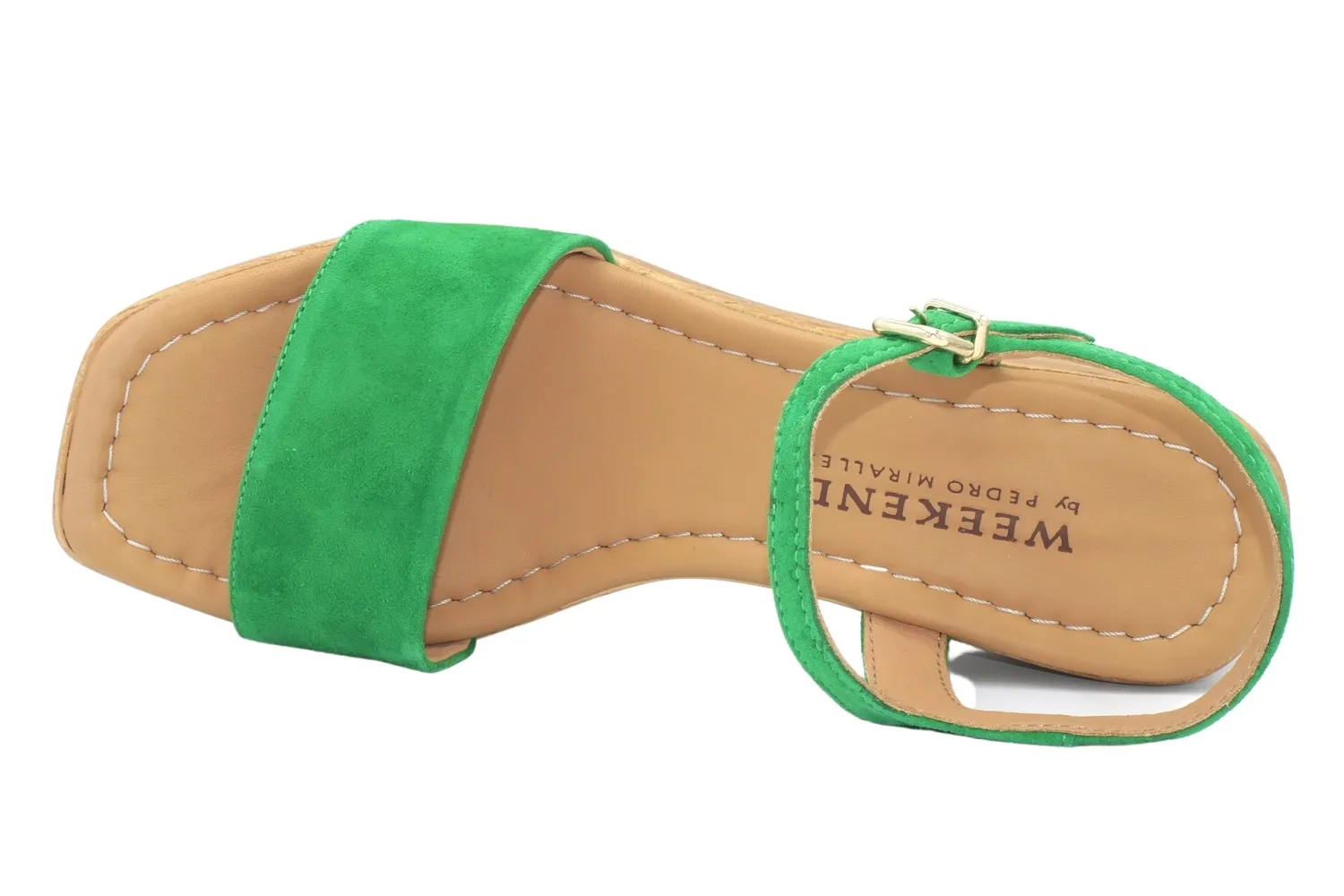 Pedro mirales nu pieds sandale 11250 sand vert