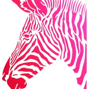 Pochoir plastique 30*21cm : zèbre (02)