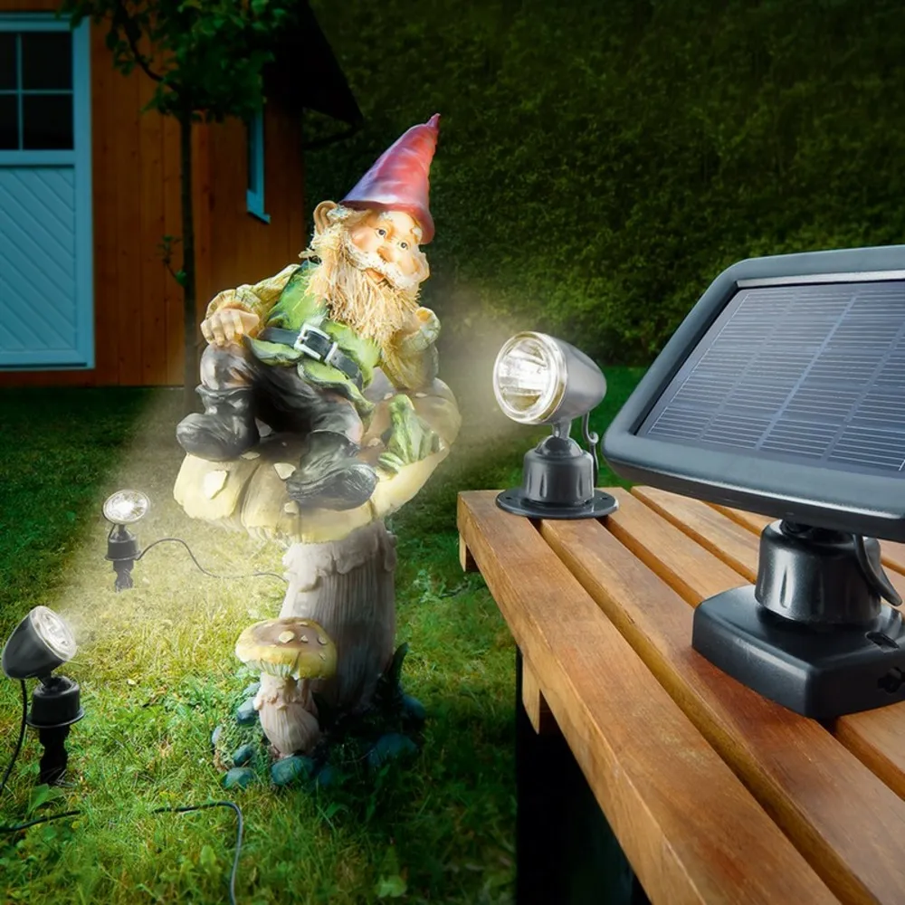 Spot solaire trio pro blanc chaud