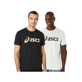 Tee-shirt Asics Sport Big Logo blanc ou noir pour les entrainements