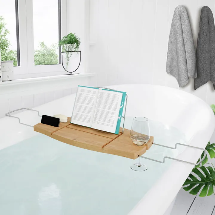 Umbra - Etagère de la baignoire aquala, bambou